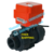 HEPHIS DN15-DN100 DC24V AC220V 2 Ways Electric Motorized Auto Water Gas Oil Motor Operated PVC PPH Ball Valve