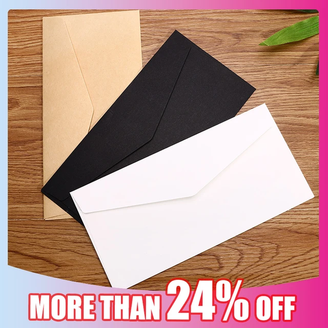 Retro Letter Paper - Black