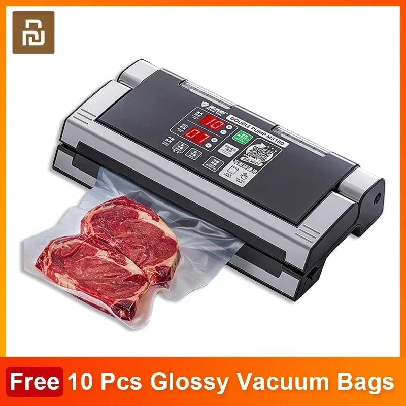 MAGIC SEAL MS180 Vacuum Sealer Professional Wet Vacuum Sealer Machine For Food Bag Sealer Packaging Machine Household 110V/220V 2