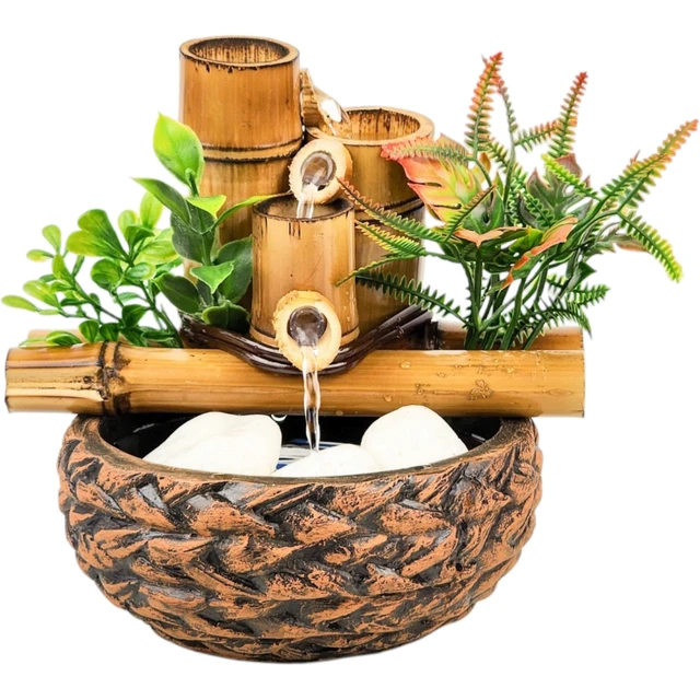 Fonte de Água Bambu Zen - Energia, Equilibrio e Purificação para Ambientes