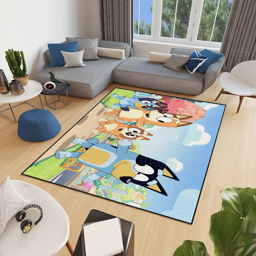 cartoon Door Mat Anti-Slip Kitchen kids Bedroom Handmade cute B-BlueyS Tufted Rug Carpet Living Room Entrance Decoration 5