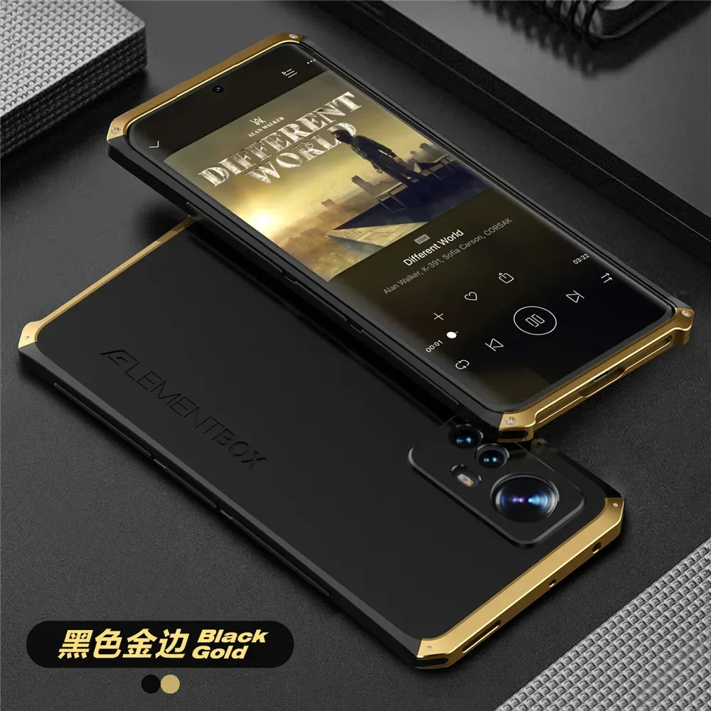 Durable Metal Armor Aluminum PC Phone Case Cover