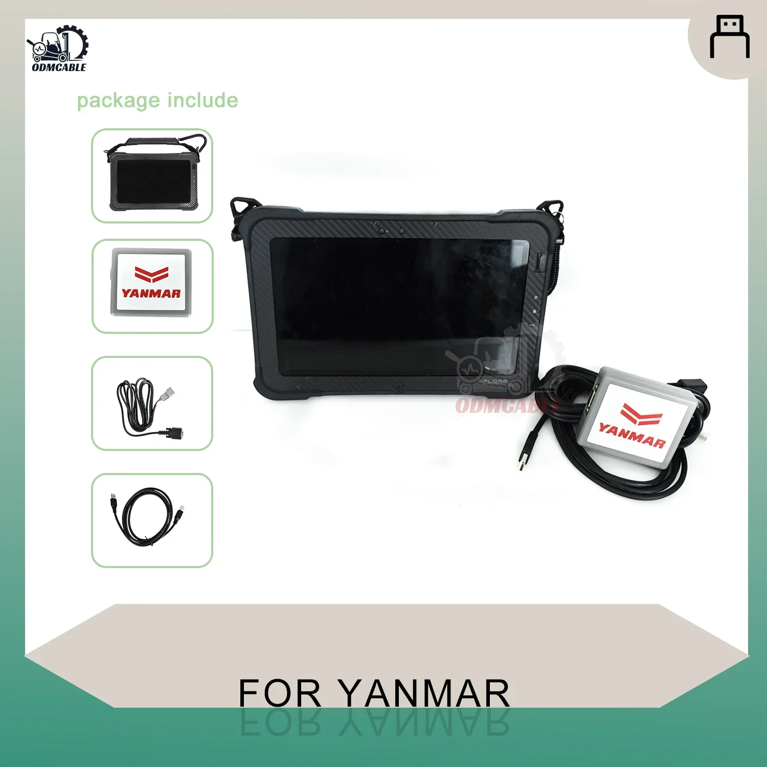 

Дизельный двигатель для Yanmar, диагностический инструмент для Yanmar, сервисный Инструмент Yedst, сельскохозяйственный тракторный строительный сканер + планшет Xplore