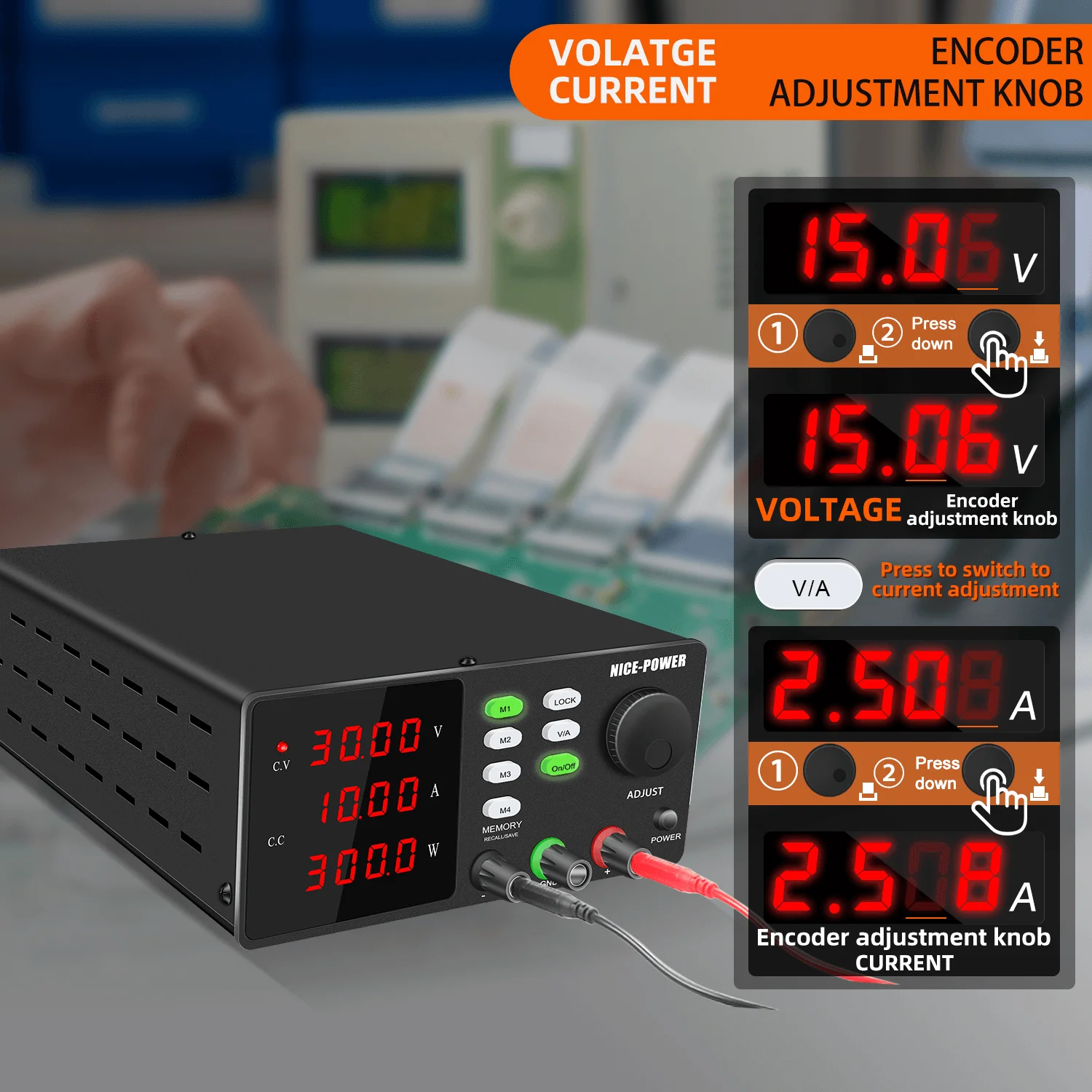 プログラム可能なDC電源,30v,200v,300v,実験室メンテナンス,作業台,デジタル電圧レギュレーター,修理用メモリ機能 AliExpress