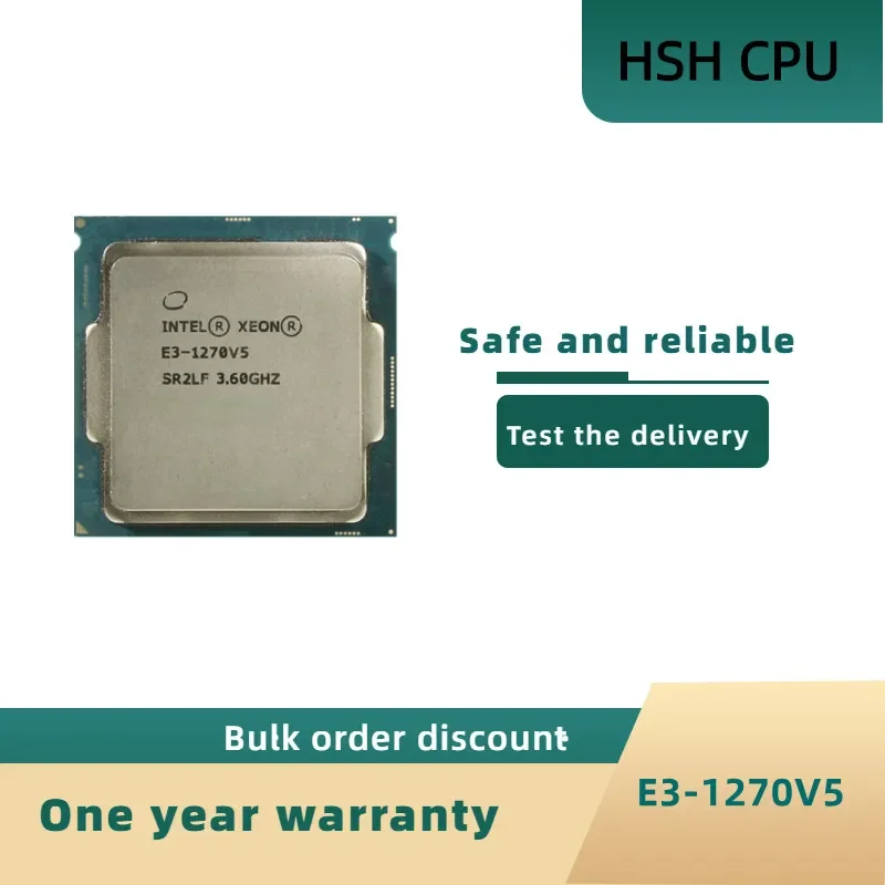 

Intel E3-1270V5 3,60 GHZ Quad-Core 8MB SmartCache E3-1270 V5 DDR4 2133MHz DDR3L 1600MHz E3 1270 V5 FCLGA1151 TPD 80W