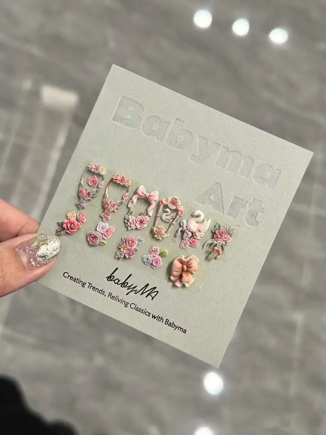 1pc 스완 로즈 3D 아크릴 네일 몰드 네일 아트 장식 손톱 DIY 실리콘 네일 스탬프 플레이트 손톱 제품 네일