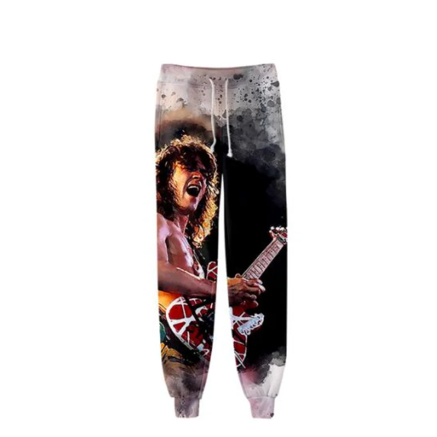 Rock Singer Eddie Van Halen Sweat Pants 3D Joggers Pants Casual Trousers Men/Women Hip Hop Sweatpants Pantalon Homme Streetwear 6