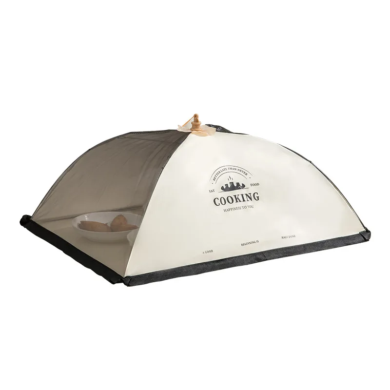 Portable Foldable Food Covers Umbrella Mesh Anti-Mosquito Meal Vegetable Fruit Cover Kitchen Gadgets