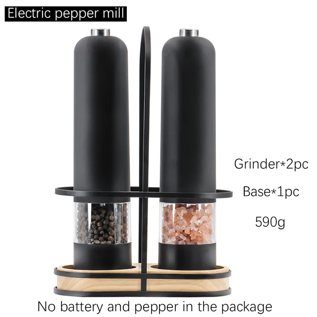 Automatic Salt Pepper Grinder Set 