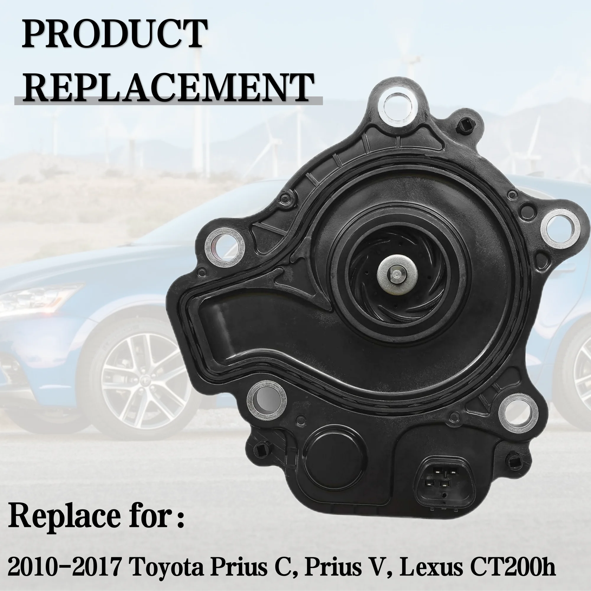 Toyota Prius Water Pump Car Electric Water Pump For Toyota Prius Lexus CT200h OEM No. 161A0-29015 161A0 2010 Toyota Prius Water Pump