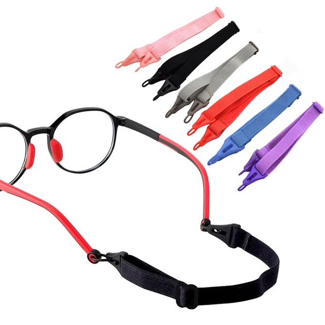 Cordon de lunettes de soleil en Nylon pour enfants, élastique, ajustable,  antidérapant, sangle de cou