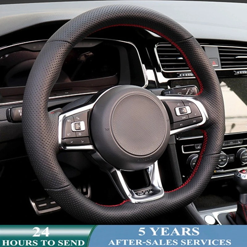 Coprivolante Personalizzato Accessori Auto Antiscivolo Per Volkswagen Golf 7 Gti Golf R Mk7 Vw Polo Gti Scirocco 2015 2016