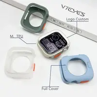 Coque de protection en silicone souple pour Apple Watch 11 10 9 8 7 6 SE 5, coque mate anti-chute pour iwatch 49mm 41mm 42mm 46mm 40mm 44mm 45mm 2