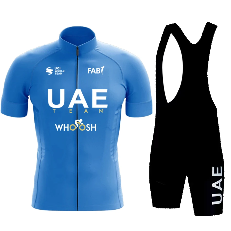 NEW 2025 UAE Cycling Jersey Set Summer Short Sleeve Breathable Men's MTB Bike Cycling Clothing Uniform Suit 5