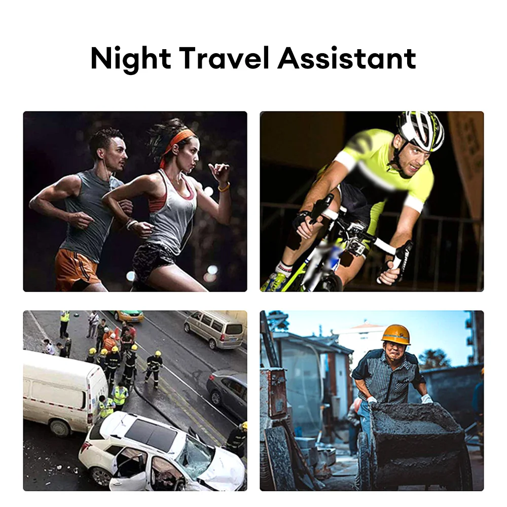 Highlight Reflective Straps Night Running Riding Clothing reflective safety vest Adjustable Safety Vest Elastic Band Belt for Adults and Children
