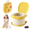 Toddler Travel Potty Portable Foldable Outdoor Indoor Training Toilet for Baby Boy Girl Kid Emergency Potty Seat with Waste Bag 1