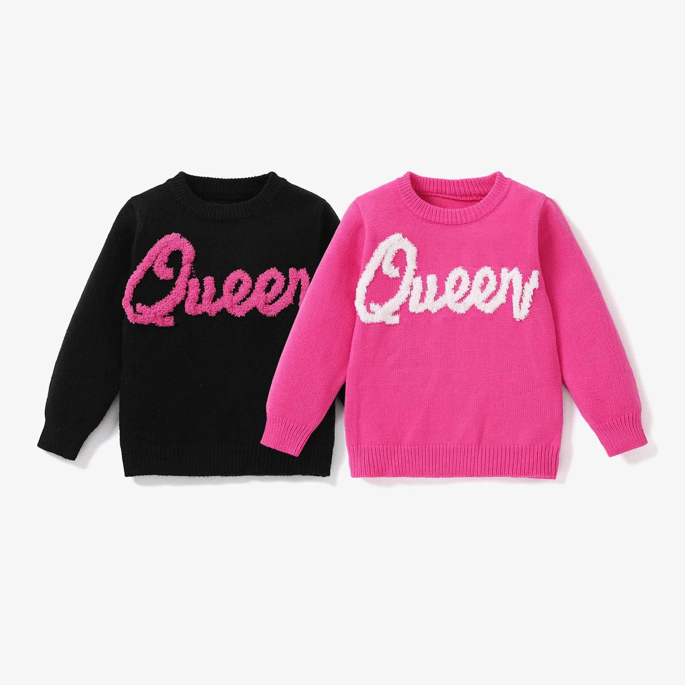 Kids Sweater Letter Pattern For Outings And Daily Wear