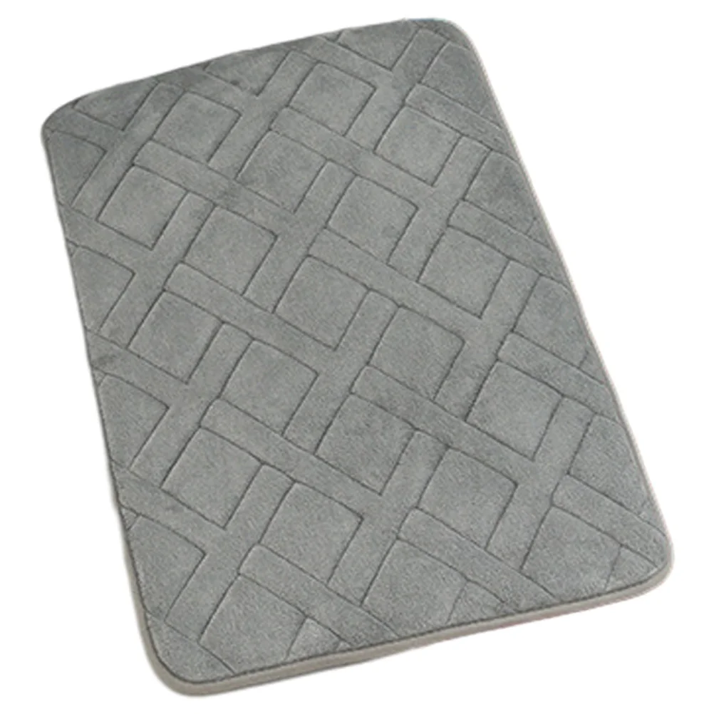 

Thickened Floor Mat Nonslip Soft Bathroom Rug Absorbent Carpet Toilet Door Mat