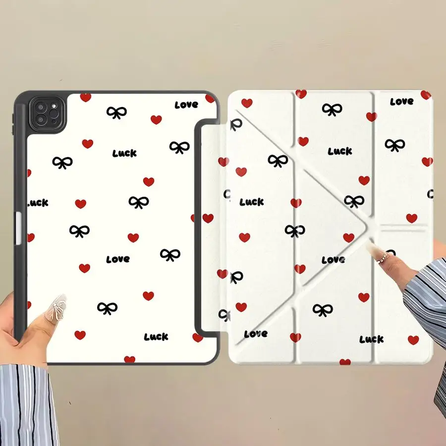 Romantic Tablet Case with Holder and Cover