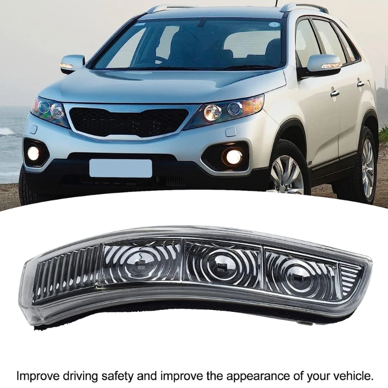 Wing Mirror Indicator Rearview LED Turn Signal Light Wing Side Mirror Lamp Repeater For KIA For Sorento XM 2009-2014 876132P000 876232P000(Left And Right