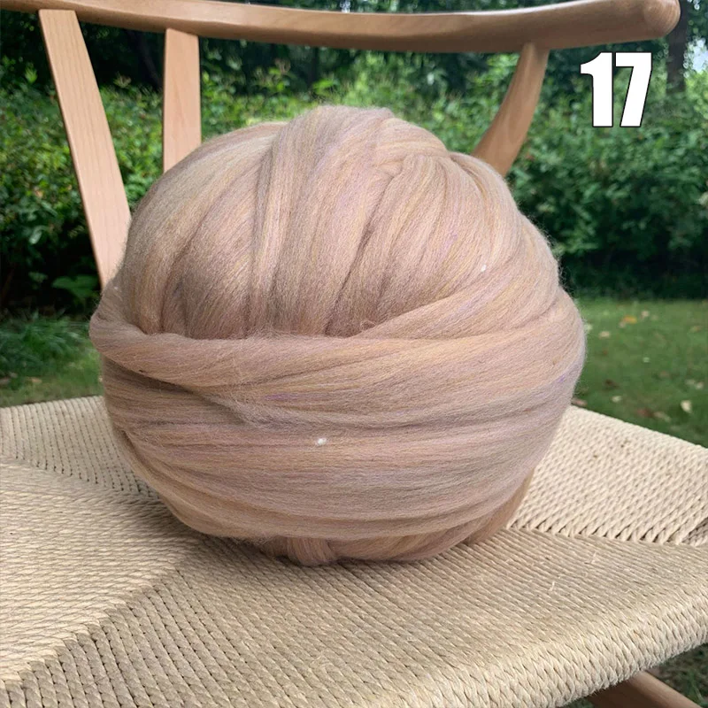 DIY Knitting Kit Craft Supplies Sewing Tools 250g Roving Yarn 8cm Thick