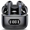 Wireless Earphone 40dB Noise Cancelling Bluetooth 5.3 Headphone 6 Mic ENC with LED Display HD Call TWS Earbuds Transparency Mode 1