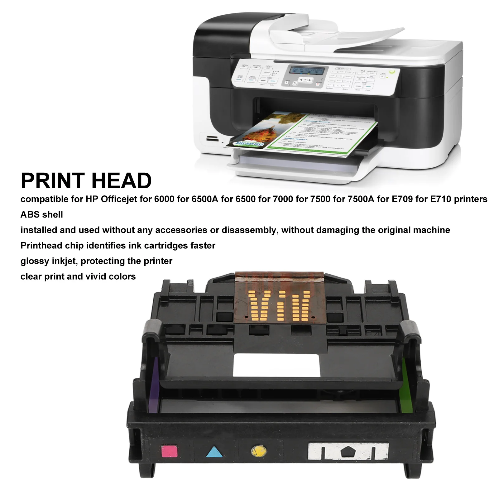 Print Head ABS Printhead Replacement Kit for 6000 for 6500A 6500 7000 7500 7500A Print Head Printers Accessories