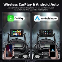 EKIY 5.0 inch Wireless CarPlay Moto Android Auto Portable Digital Motorcycle Dashboard GPS Motorcycle Navigation Display Screen - Image 4