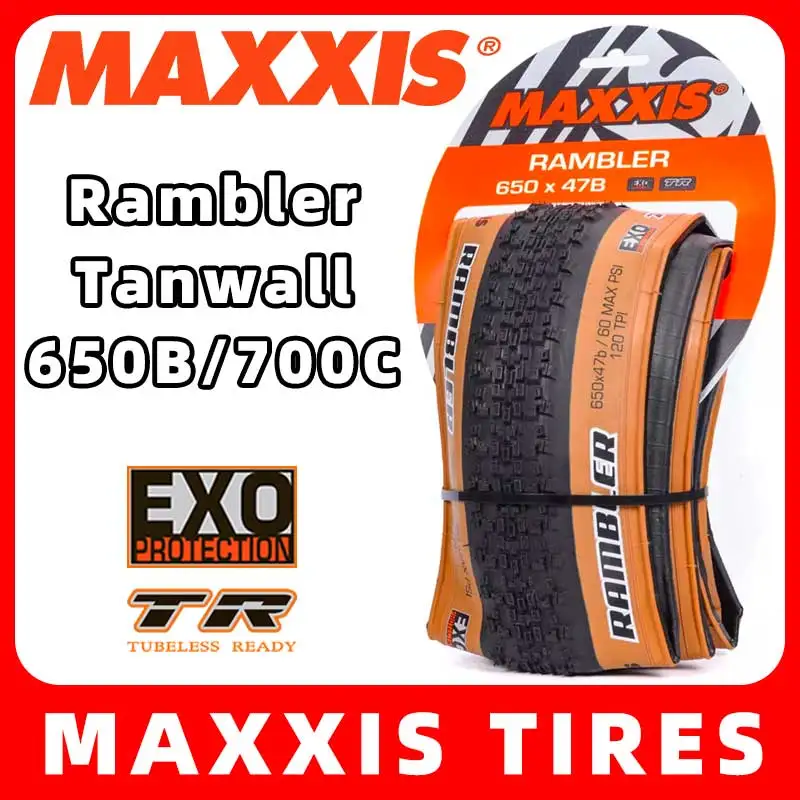 MAXXIS RAMBLER TUBELESS 700x38C/40C/45C/50C 650x47B