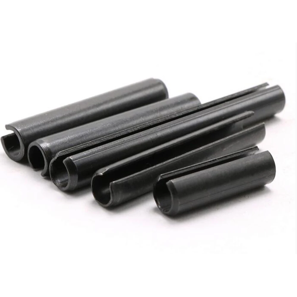 Steel Split Spring Dowel Tension Roll Pin Metal Hardware Assortment Kit M1.5 M2 M2.5 M3 M4 M5 M6 360pcs