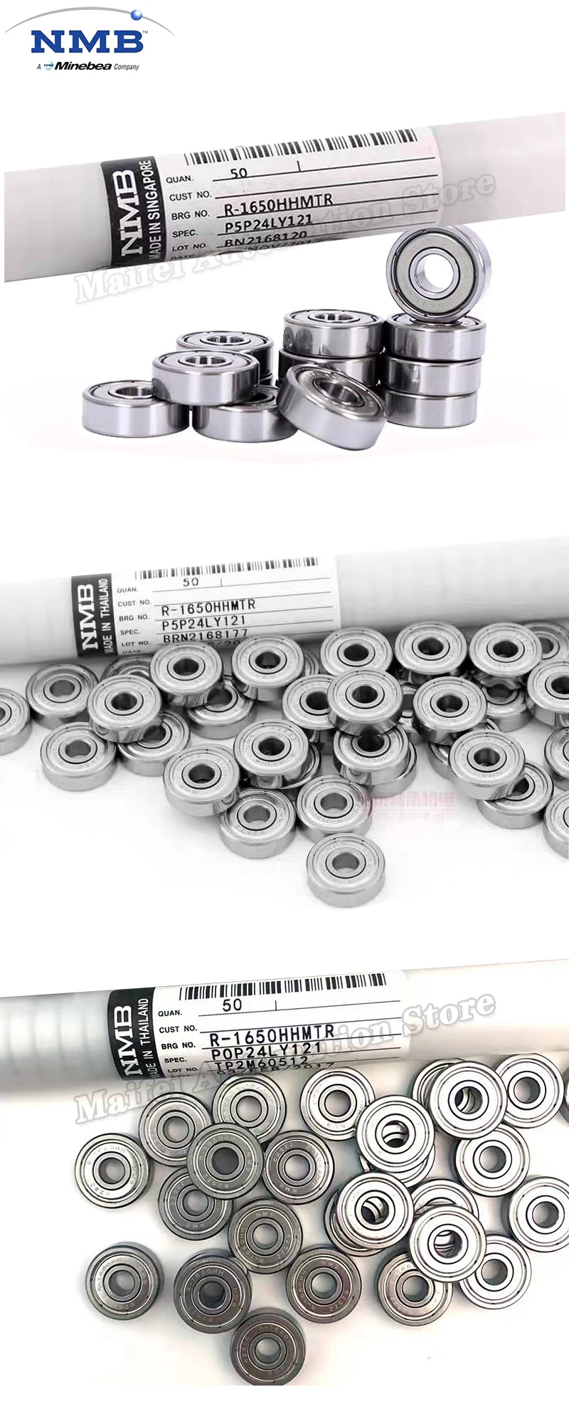20/50/100PCS R-1650HH 625ZZ Minebea NMB Lager 625 5x16x5mm Miniatur-Kugellager Hochgeschwindigkeitslager 5*16*5mm – Detail 1