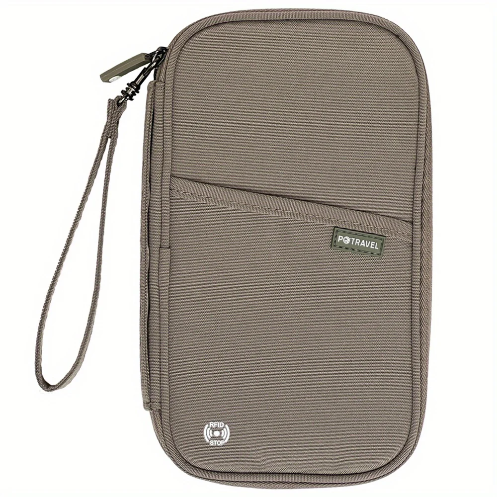 RFID Blocking Multifunction Travel Document Organizer & Passport Wallet
