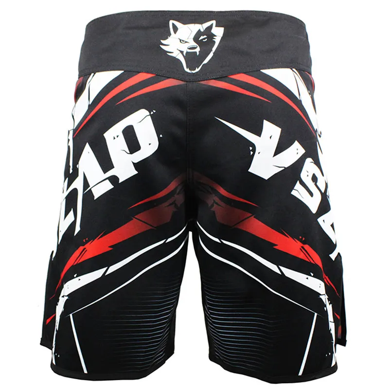 VSZAP Mma Short Muay Thai Black Boxing Sports Tatami Explosion Fighting Wolf Combat MMA Shorts