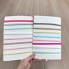 8Pcs/Set Solid Color Nylon Six Ears Bows Headband for Baby Bowknot Elastic Hair Band Handmade Headwear Girls Hair Accessories 2