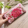 Embroidery Ladies Wallets Large Capacity Long Clutch Money Bag High Quality Oxford Cloth Phone Pocket Women Coin Purse 3