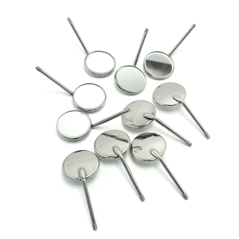 Professional Dental Mouth Mirror Reflector Dentist Equipment Stainless Steel Dental Mirror Oral Care Tool Kit 10pcs/set dental mirrors