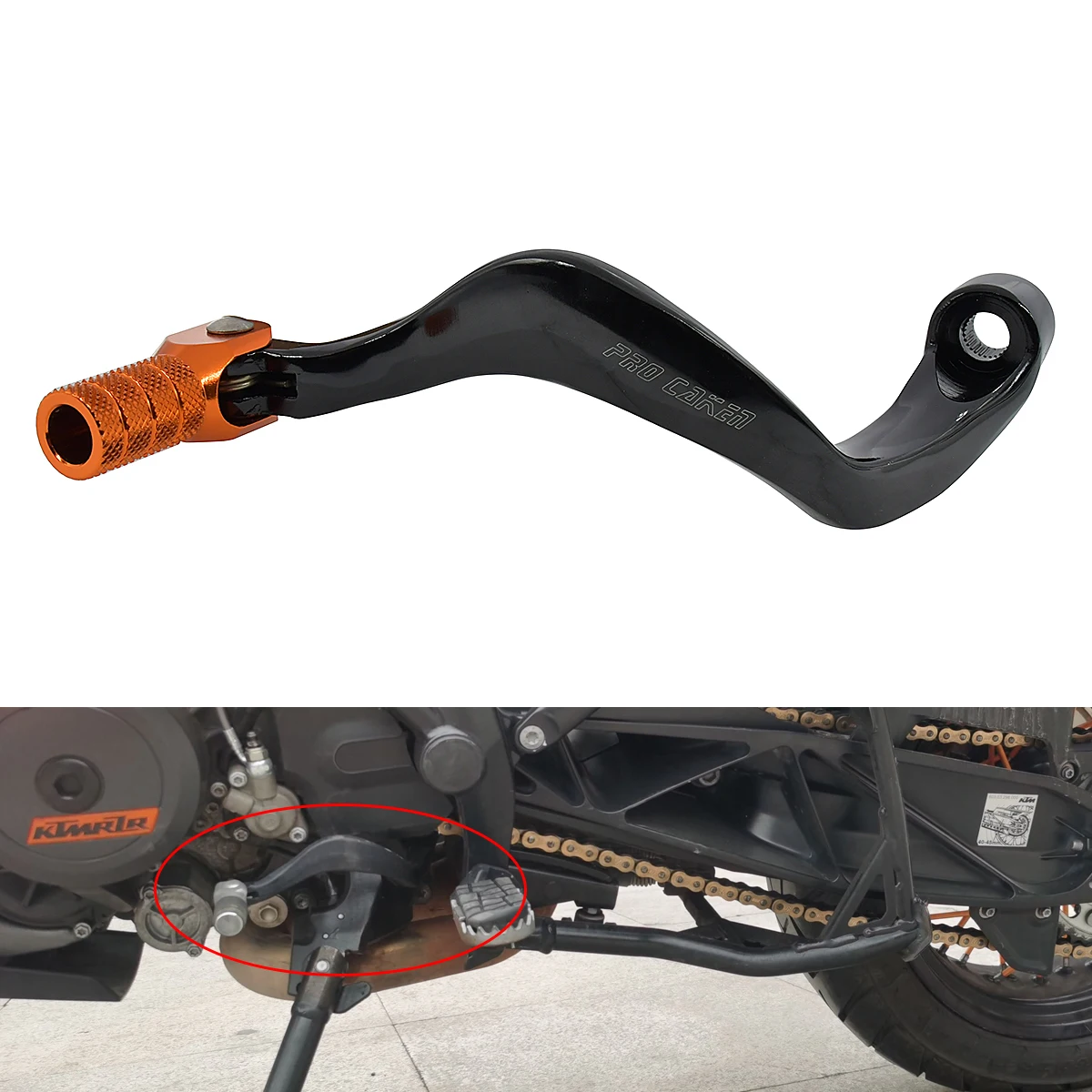 Motorcycle CNC Gear Shifter Shift Lever For KTM 950 990 1190 Adventure