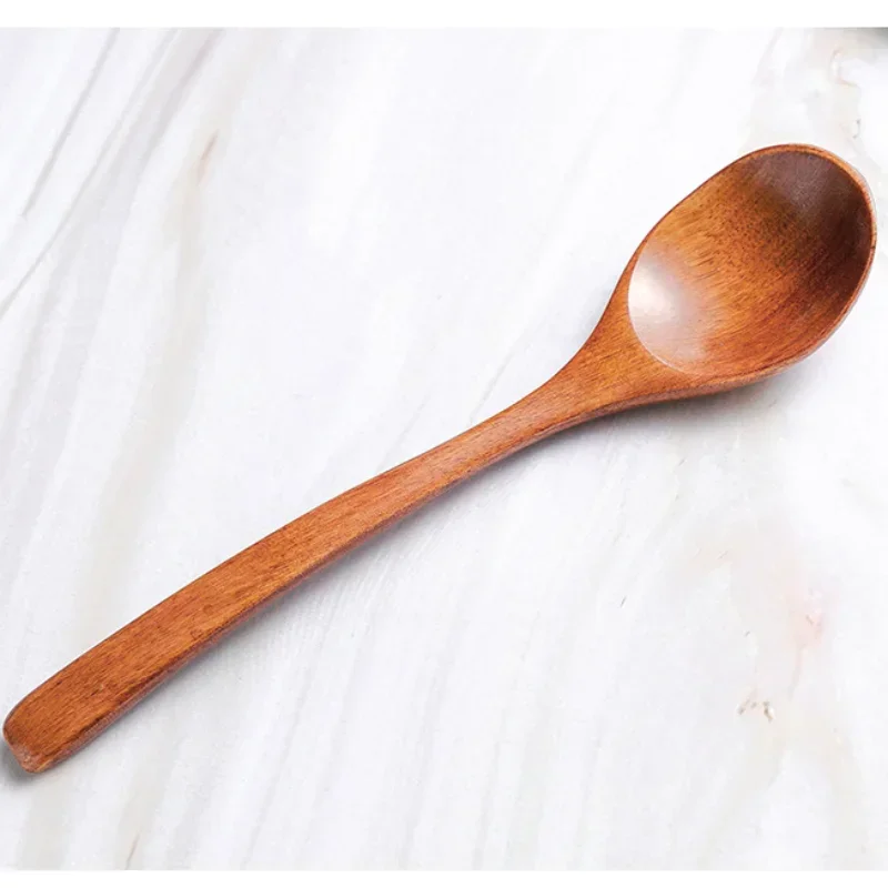 Wooden spoon Wooden Spoon Bamboo Kitchen Cooking Utensil Tool Soup Teaspoon Catering for Kicthen Wooden Spoon Bamboo Dinner