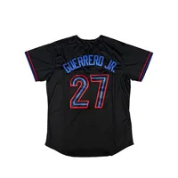 Maillot de Baseball de Toronto pour hommes, Style petit ami, uniformes amples brodés, tenues respirantes, chemises de sport décontractées à manches courtes 3