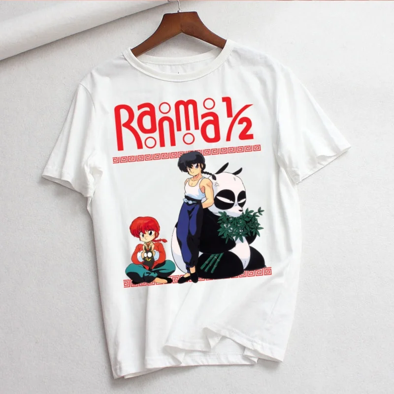 Ranma 12 Shampoo Rumiko Takahashi Frauen T Shirt Casual Lustige T-shirts Kawaii Tees Top Hipster Weibliche Harajuku Kurze Shirts – Detail 1