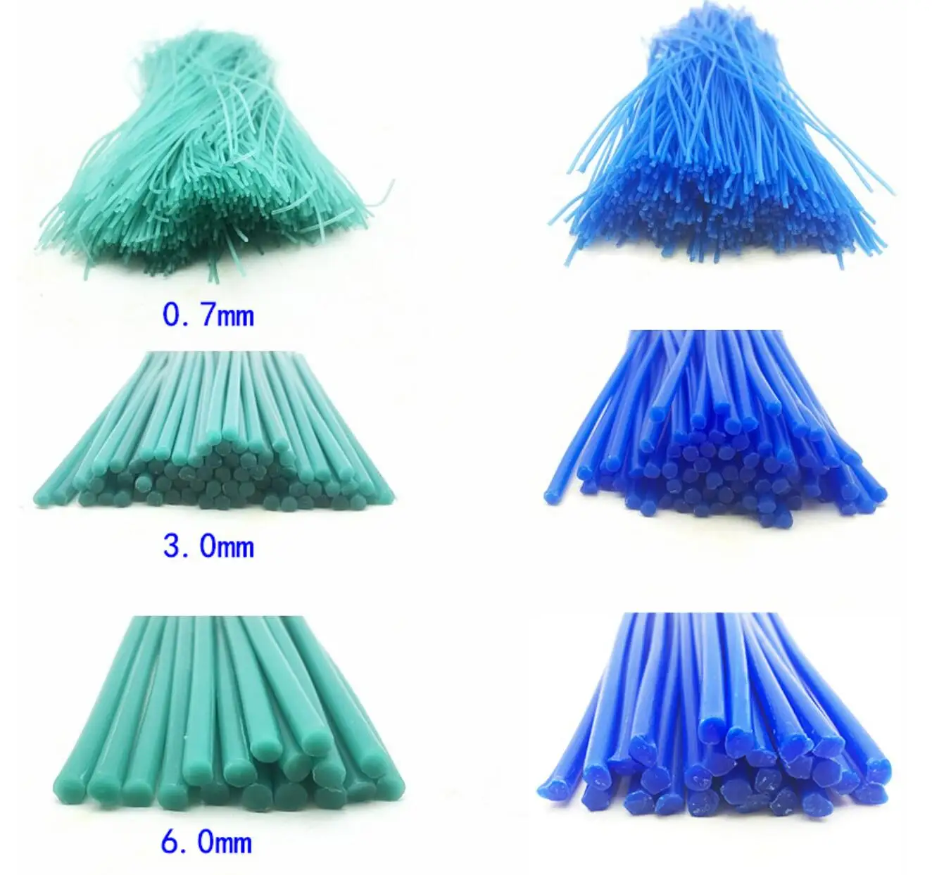 

Blue Green Wax Strip Wax Line Wax Column for Jewelry Casting Welding Molding Tool