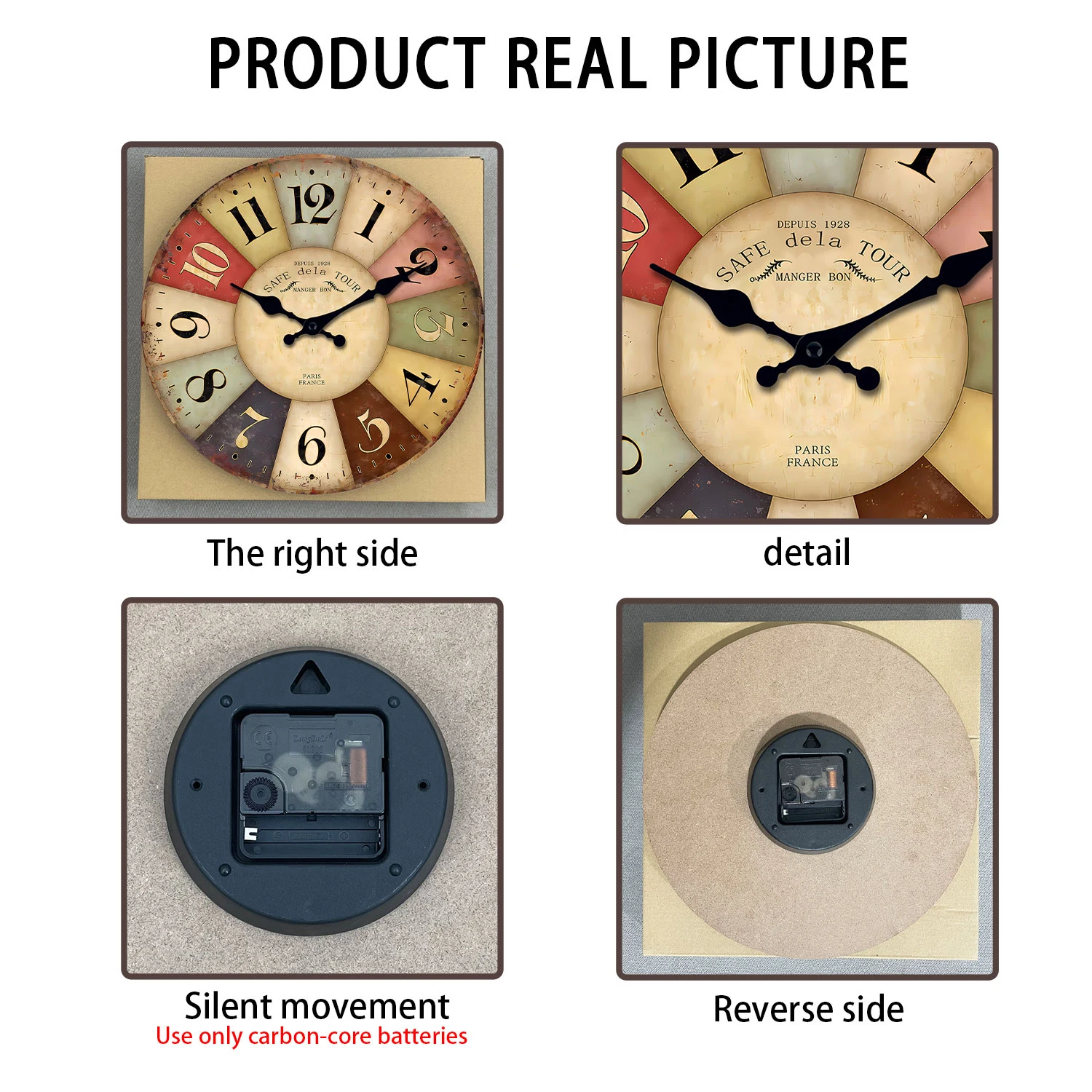 Horloge Murale Ajourée D50 NATHAN | Maisons Du Monde