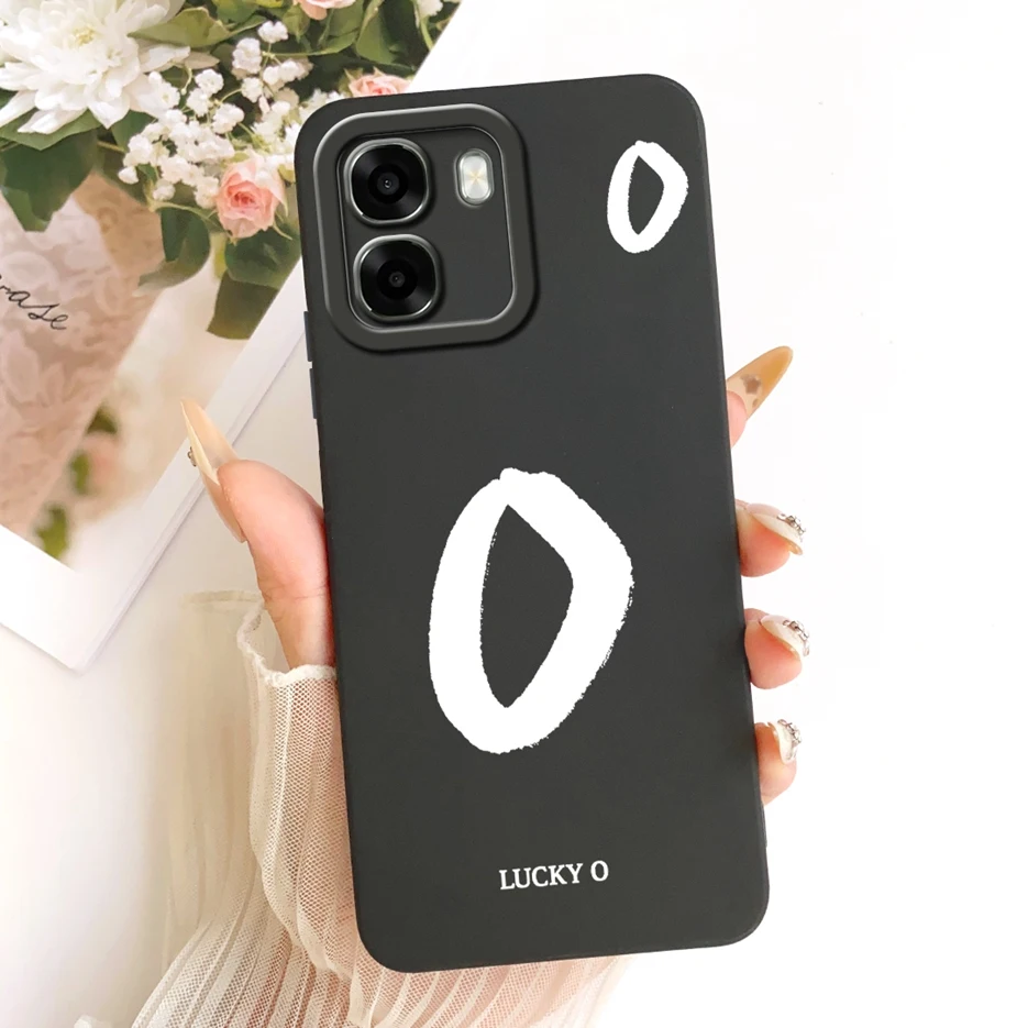 Cute Lucky Letters Soft TPU Phone Case Back Cover s