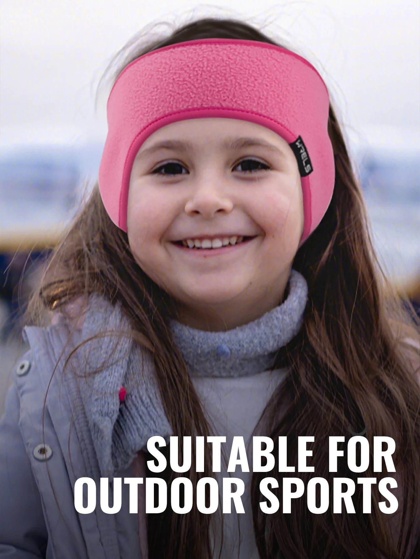 WRELS Winter-Ohrwärmer-Stirnband, Fleece-Stirnband, zum Laufen, Radfahren, Thermo-Ohrenschützer, Wandern, Skifahren, feuchtigkeitsableitendes Sport-Stirnband – Detail 3
