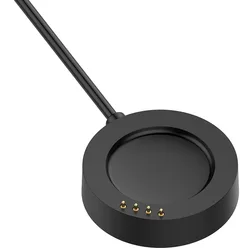 Magnetic Charger for Smartwatches - Replacement USB Charging Cable Cord, 1m (Black)