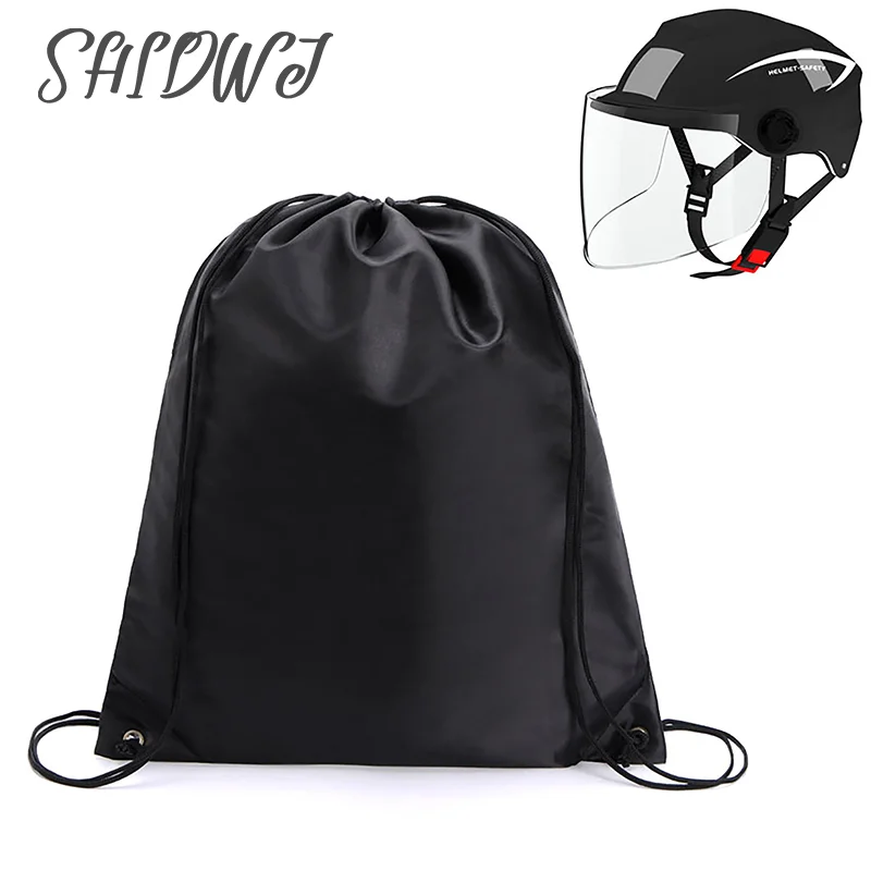 

Helmet Bag Rainproof Backpack Draw Pocket for Motorcycle Scooter Moped Bike Bicycle Full Half Helmet Lid Protect Bag