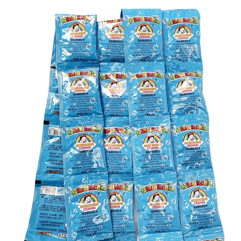 1-10pcs 버블 머신 보충 액체 다채로운 버블 농축 과립 10pcs ? 500ml 버블 건 보충 과립