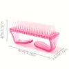 Cleaning Nail Brush Tools File Nail Art Manicure Pedicure Soft Remove Dust Plastic Dust Cleaning Brushes 5