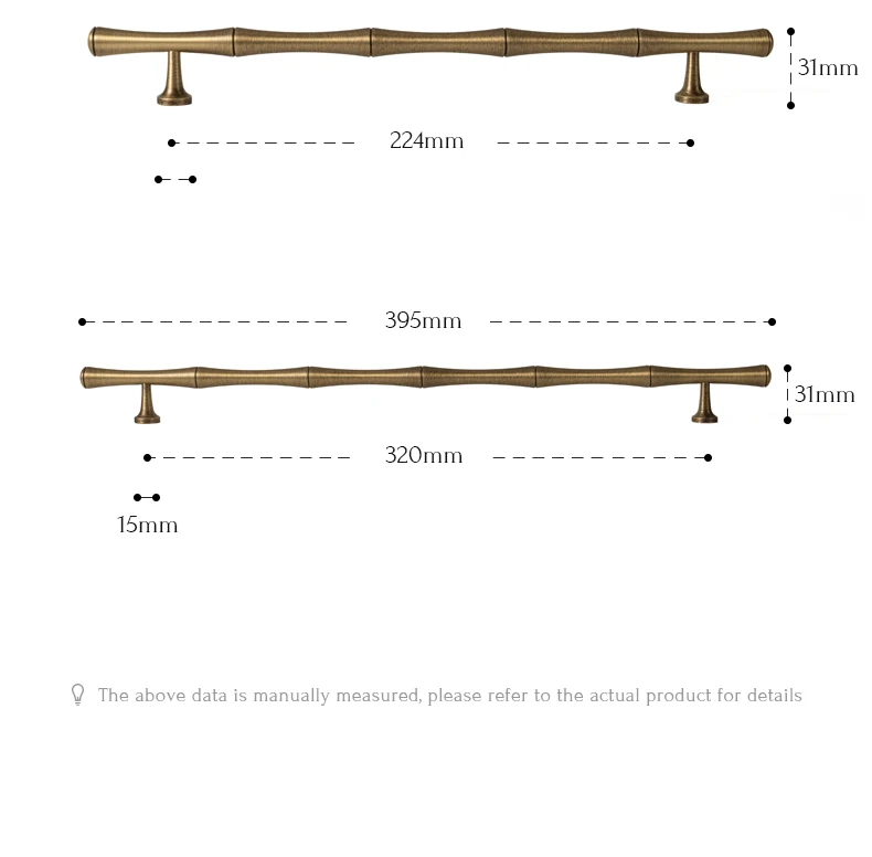 solid brass bamboo wardrobe handle antique brass colour