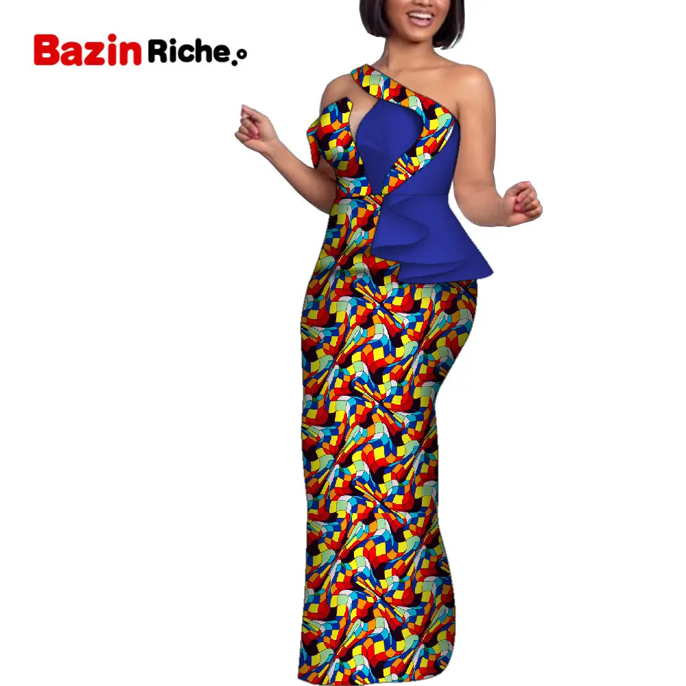 

Африканская женская свадебная одежда с вырезом лодочкой в форме сердца модное женское элегантное платье без рукавов большого размера WY9387